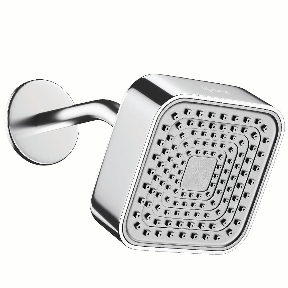 Lifelong Shower Head for Bathroom | 4X4 Inch Swivel Shower Head with High Pressure