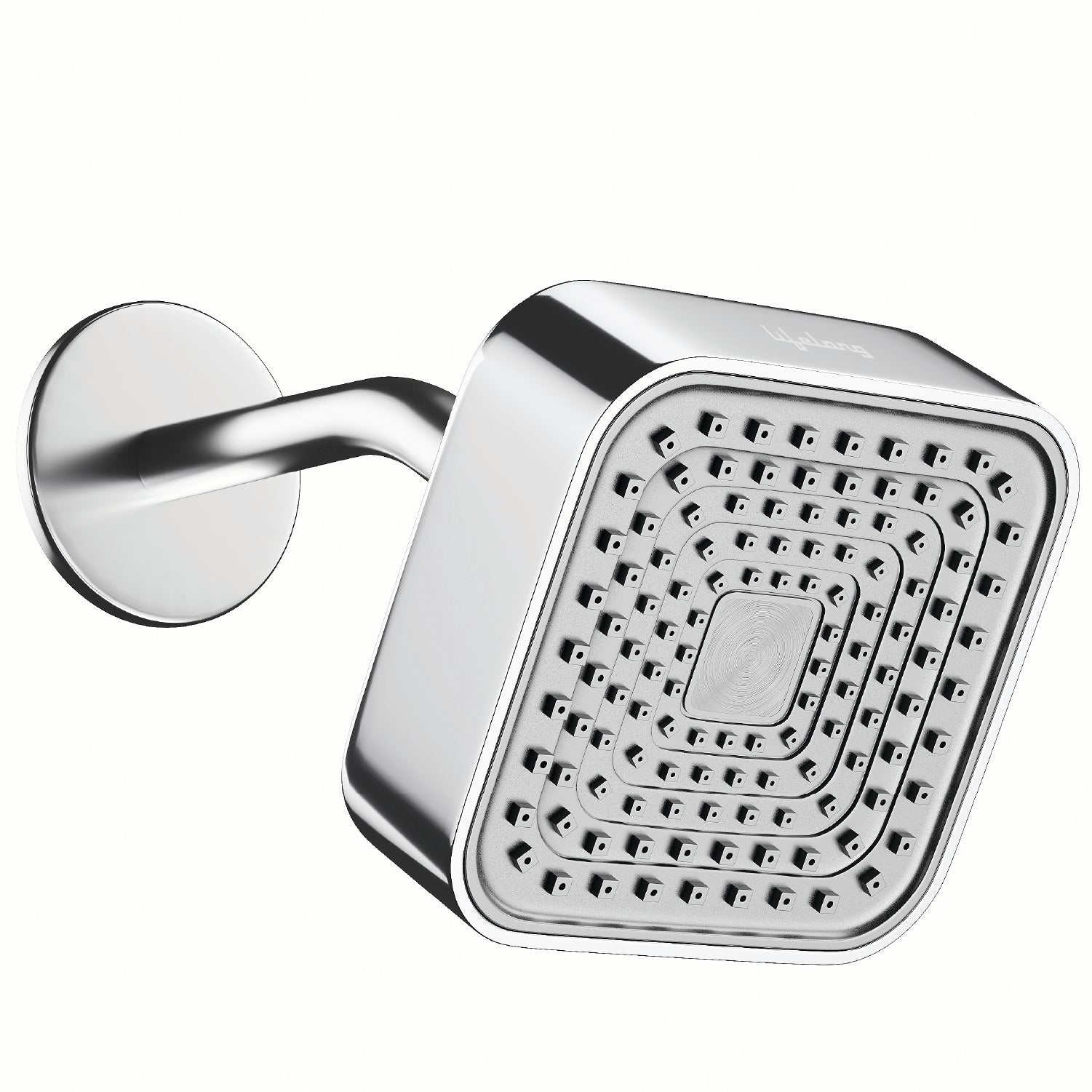 Lifelong Shower Head for Bathroom | 4X4 Inch Swivel Shower Head with High Pressure