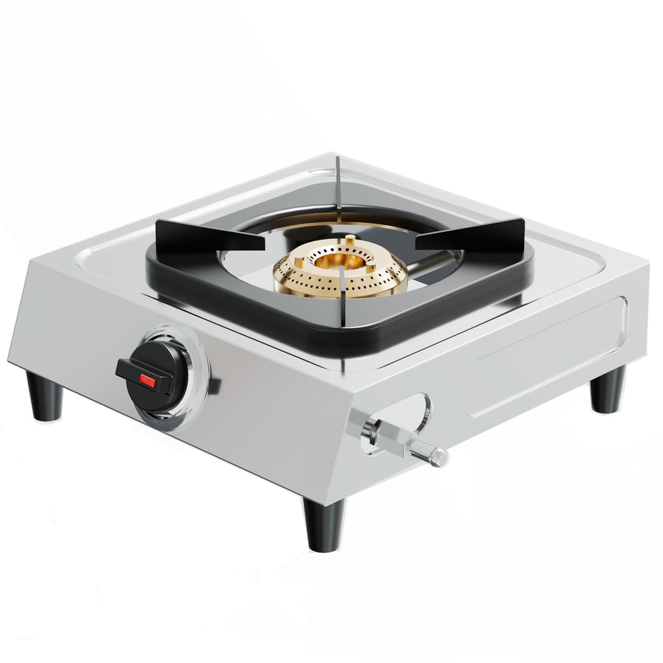 Lifelong LLGS299 Single Burner Stainless Steel Gas Stove Auto Ignition