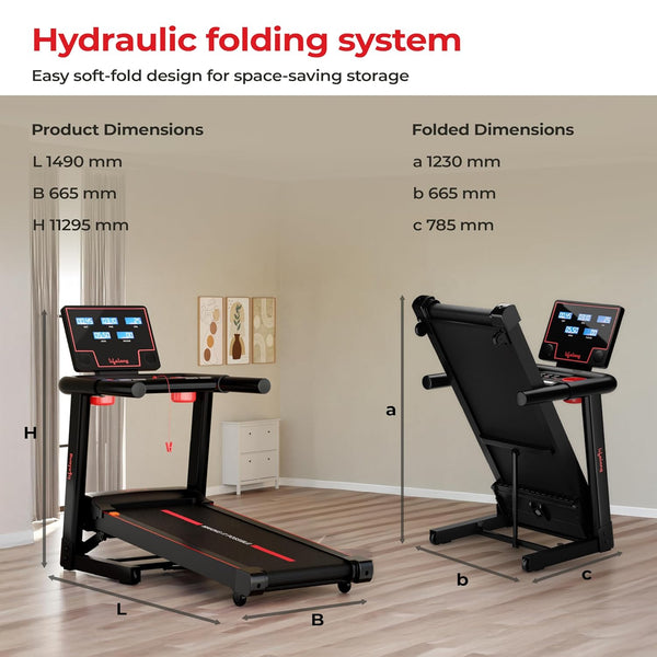 5HP Peak Foldable Treadmill