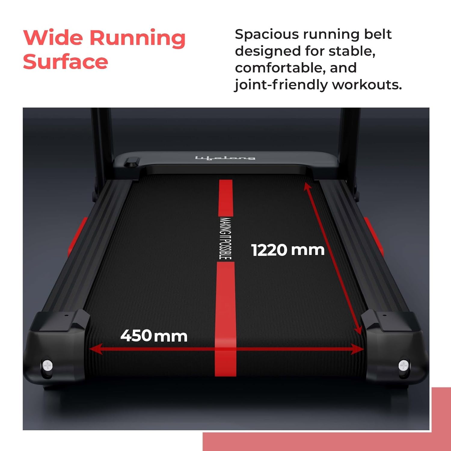 6HP Motorized Treadmill with 25 Levels Auto Incline