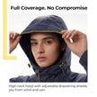 Lifelong Men’s Raincoat Set | Raincoat for Men Waterproof | Polyester Seam Sealed Single Layer Rain Suit | Hooded Jacket with Inner Mobile Pocket & Pants | Bag Extension | Hiking, Camping