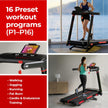 6HP Motorized Treadmill with 25 Levels Auto Incline