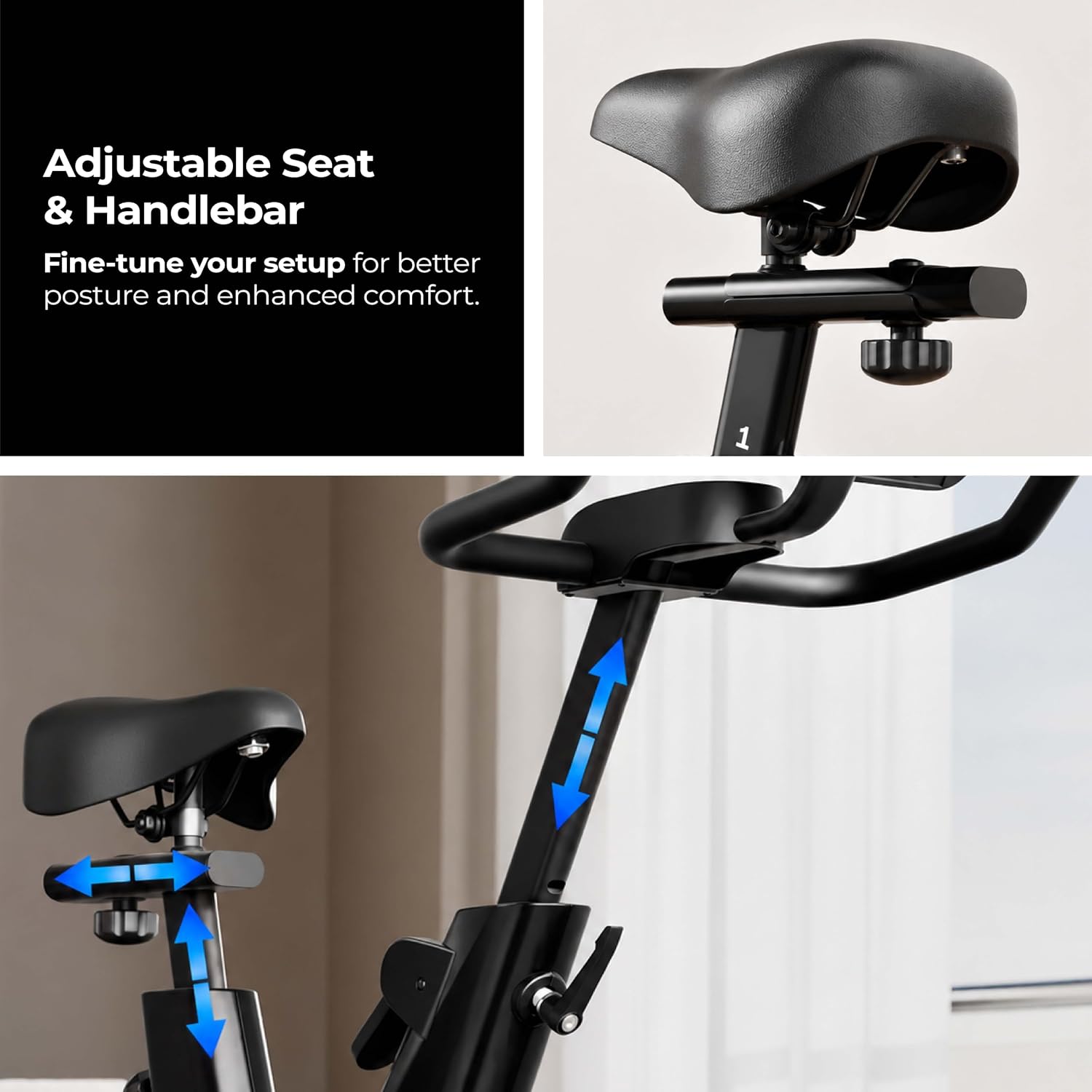 Lifelong Magnetic Spin Fitness Bike|12Kg Flywheel 9-Levels Adjustable Resistance| Gym Equipment| Exercise Cycle for Home with Magnetic Brake|Gym Equipment for Home Workout| Max Weight-120 kg
