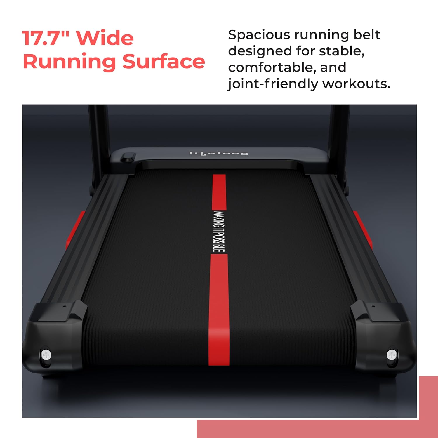 6HP Motorized Treadmill with 25 Levels Auto Incline