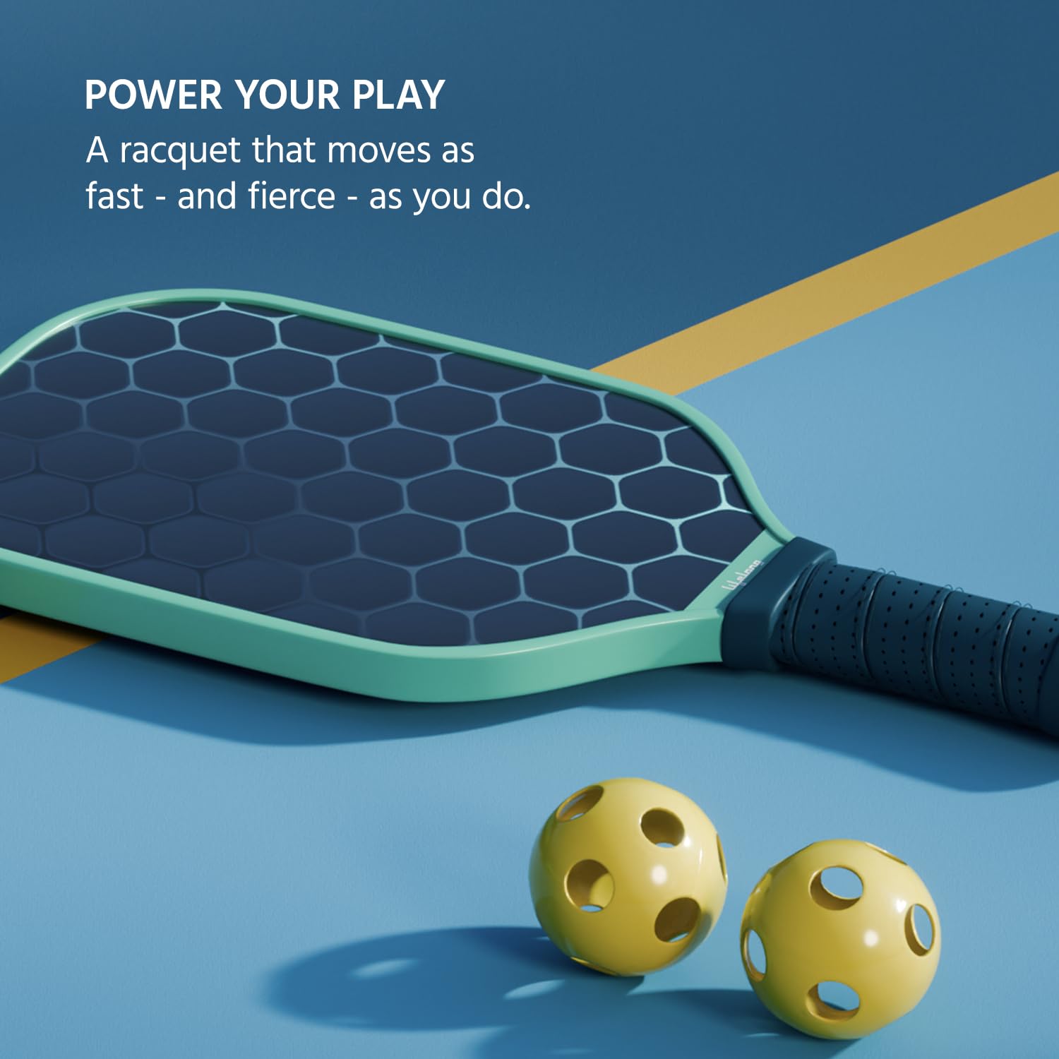 Lifelong Professional Pickle Ball Paddle | Fiberglass Material | Pickle Racket Set | Game Set for Kids Adults Outdoor Family Game Pickleball Paddles Gift for Kids,Blue