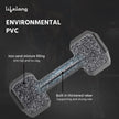 Lifelong PVC Hex Fixed Dumbbells Pack of 2 (2kg*2) Black Color for Home Gym Equipment Fitness Barbell|Gym Exercise|Home Workout, Gym Weights for Men & Women
