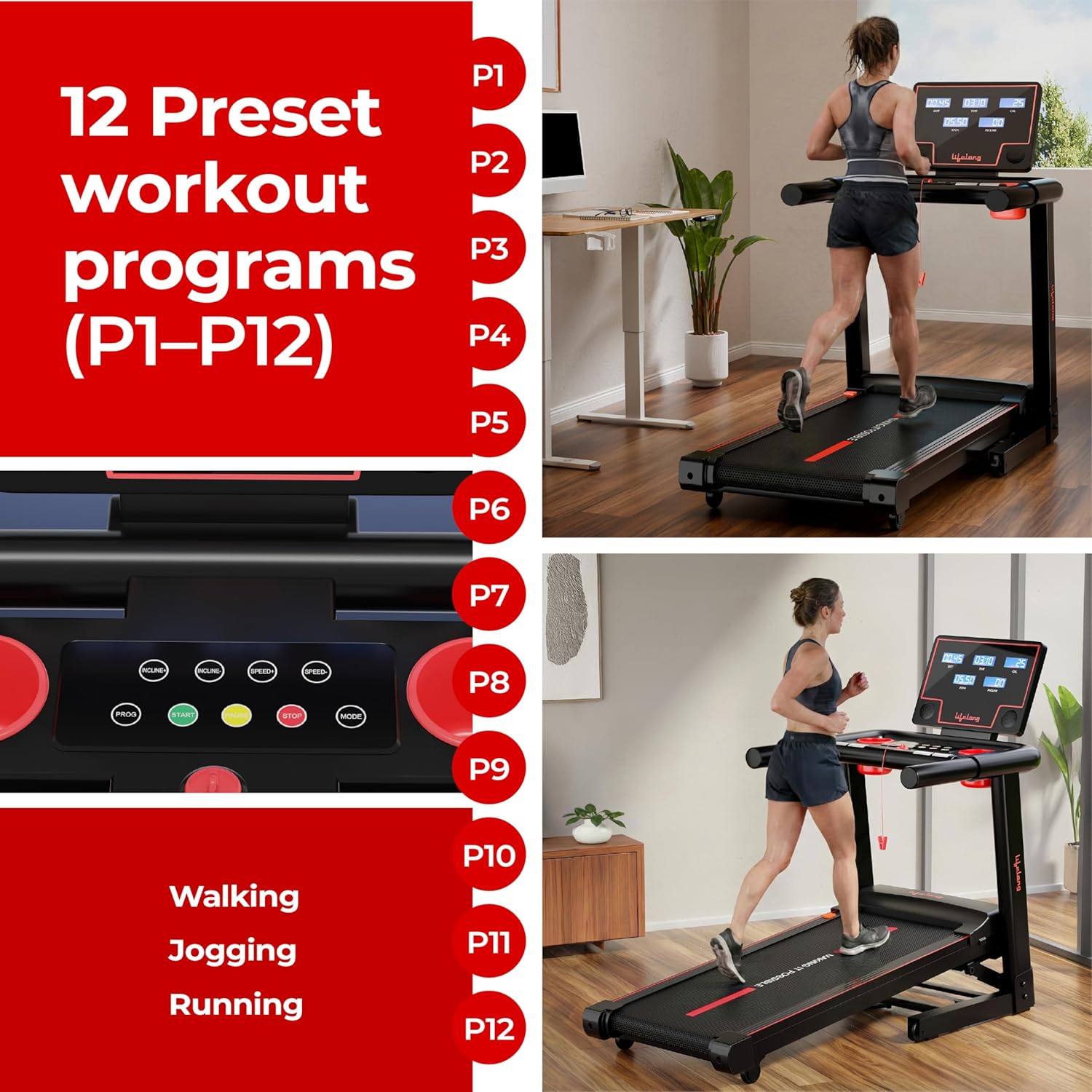 5HP Peak Foldable Treadmill