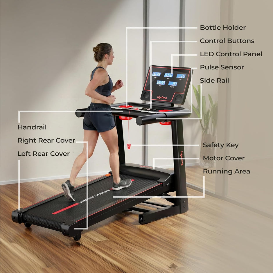 5HP Peak Foldable Treadmill