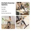 Lifelong Mini Pedal Exerciser | Under Desk Cycle for Arms & Legs | Adjustable Resistance | Digital Display | Foldable Design | Compact Exercise Bike for Home, Office & Physiotherapy