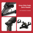 Lifelong Mini Pedal Exerciser | Under Desk Cycle for Arms & Legs | Adjustable Resistance | Digital Display | Foldable Design | Compact Exercise Bike for Home, Office & Physiotherapy
