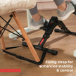 Lifelong Mini Pedal Exerciser | Under Desk Cycle for Arms & Legs | Adjustable Resistance | Digital Display | Foldable Design | Compact Exercise Bike for Home, Office & Physiotherapy