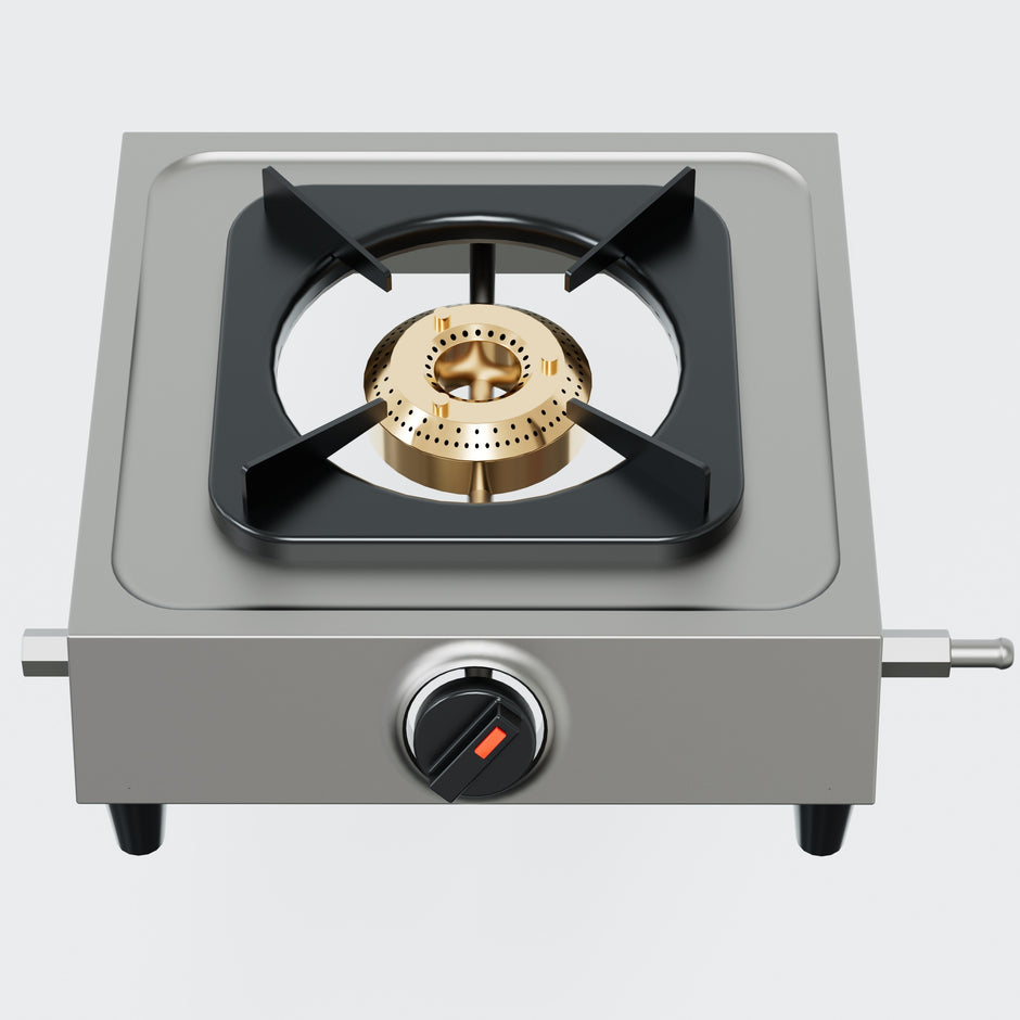 Lifelong LLGS299 Single Burner Stainless Steel Gas Stove Auto Ignition