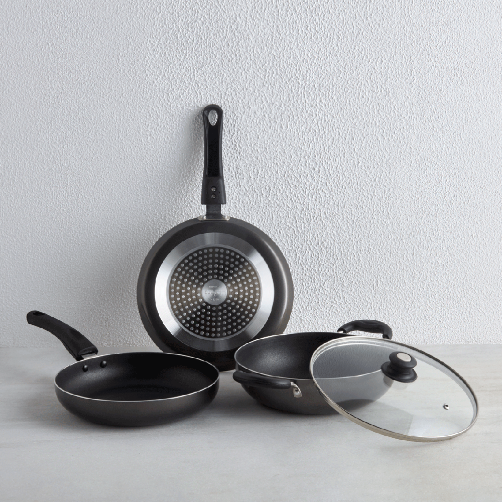 Popular Non-Stick Cookware Set, 3 Pieces