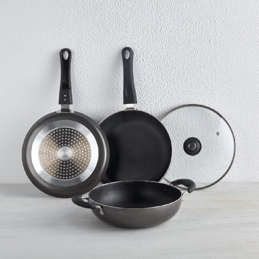 Popular Non-Stick Cookware Set, 3 Pieces