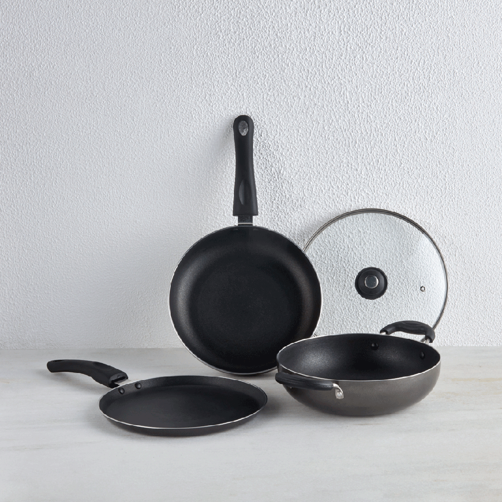 Popular Non-Stick Cookware Set, 3 Pieces