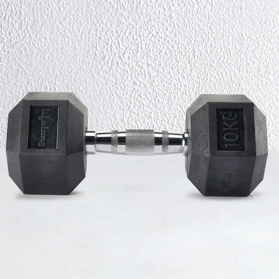 Cast Iron Hex Dumbbell 10kg