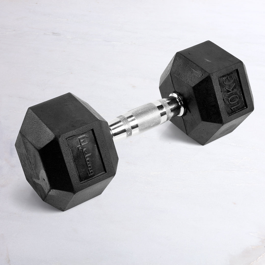 Cast Iron Hex Dumbbell 10kg