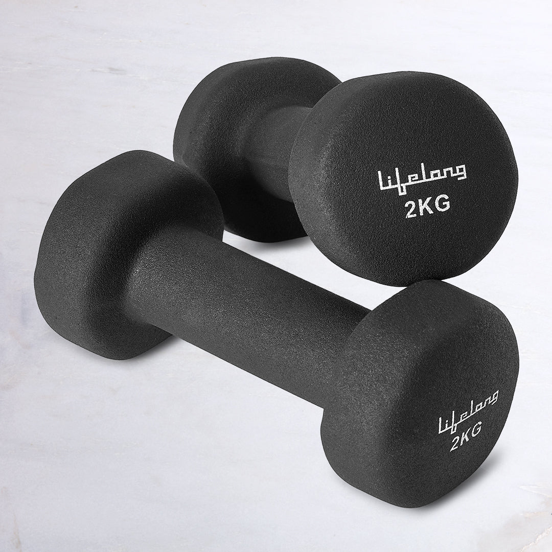 2 Neoprene Dumbbells 2*2kg