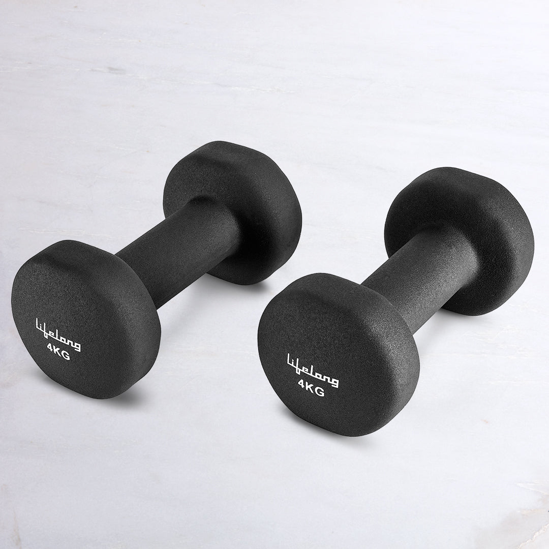 Neoprene Dumbbells (4 Kgs, Pack of 2)