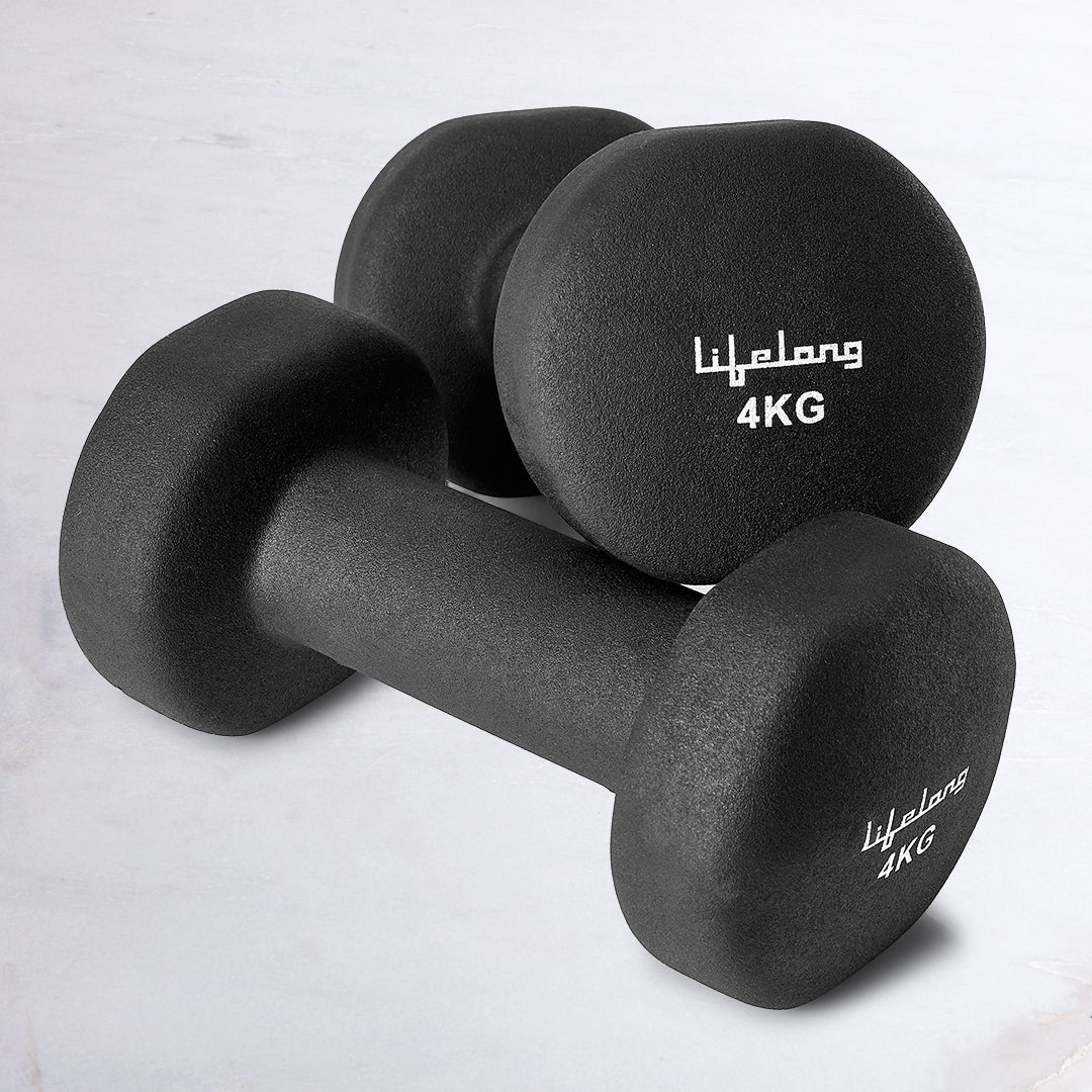 Neoprene Dumbbells (4 Kgs, Pack of 2)