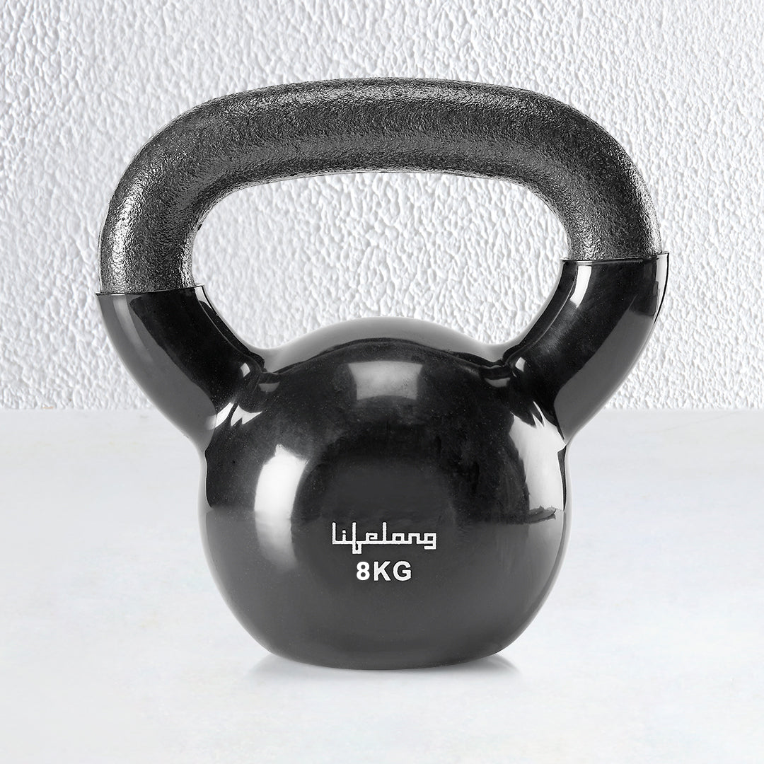 8 kg Vinyl Cast Iron kettlebells