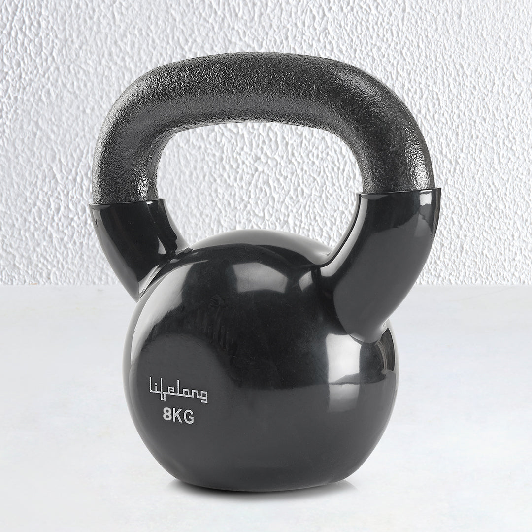 8 kg Vinyl Cast Iron kettlebells