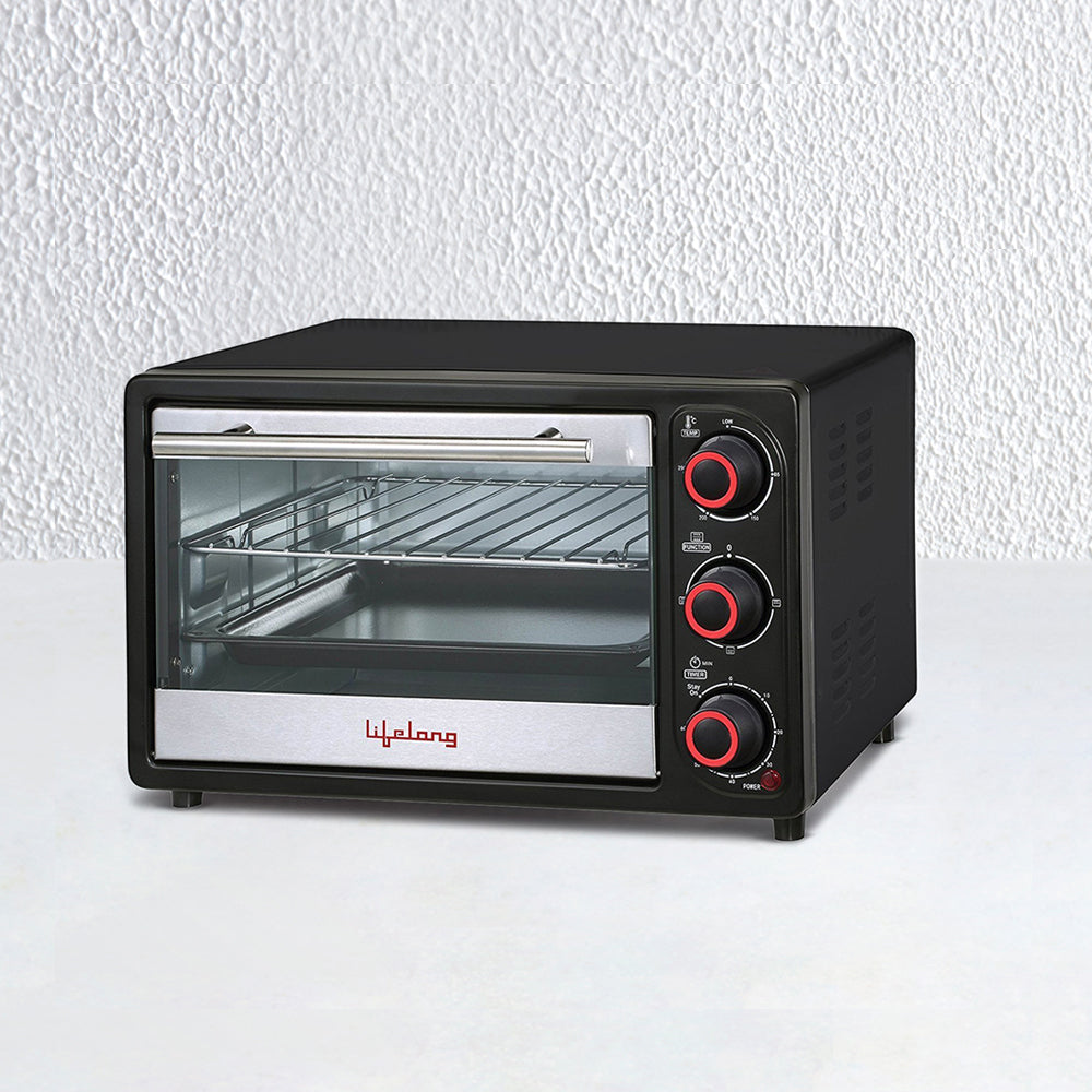 16L 1200-Watt Oven Toaster Griller, Black